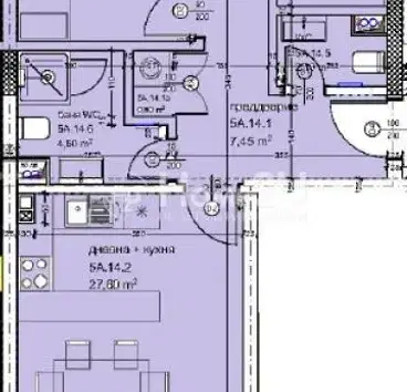 Снимка 2 — Тристаен апартамент в Кайсиева ина