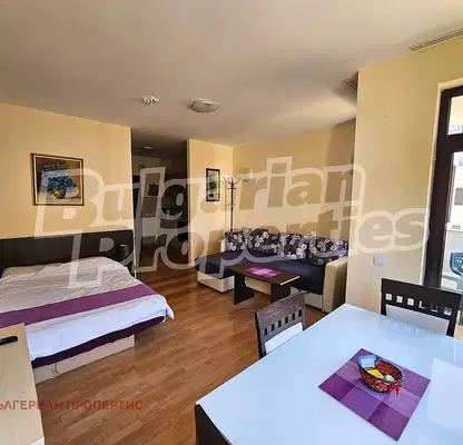 Снимка 2 — Едностаен апартамент в к.к. Боровец с тераса и гледка
