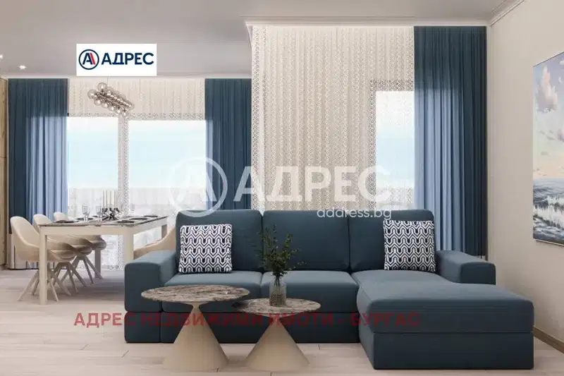 Тристаен апартамент в Бургас, к.к. Слънчев бряг