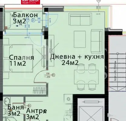 Снимка 2 — апартамент в Модерно предие