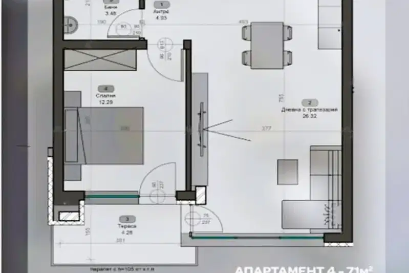 2-bedroom apartment in Pernik, Iztok