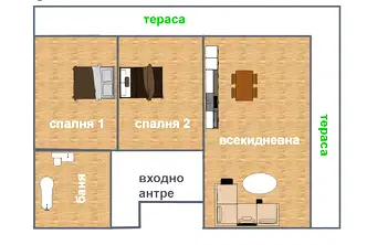 Тристаен апартамент в Плевен, Идеален център