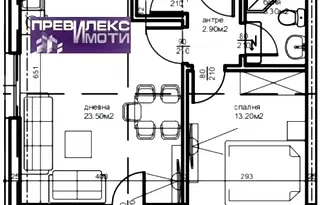 Двустаен апартамент в Беломорски, Пловдив с тераса