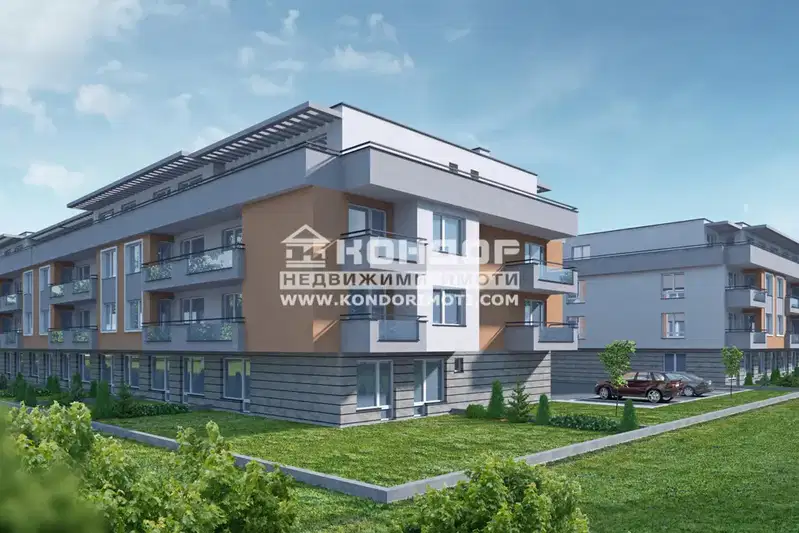 Three-room apartment with large veranda in Belomorski, Plovdiv