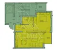 Снимка 2 — Двустаен апартамент с двойно подземно паркомясто в Центъра на Пловдив