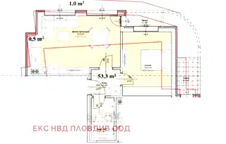 Двустаен апартамент в Пловдив, Център