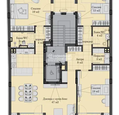 Photo 2 — 4-bedroom apartment in Plovdiv, Centyr