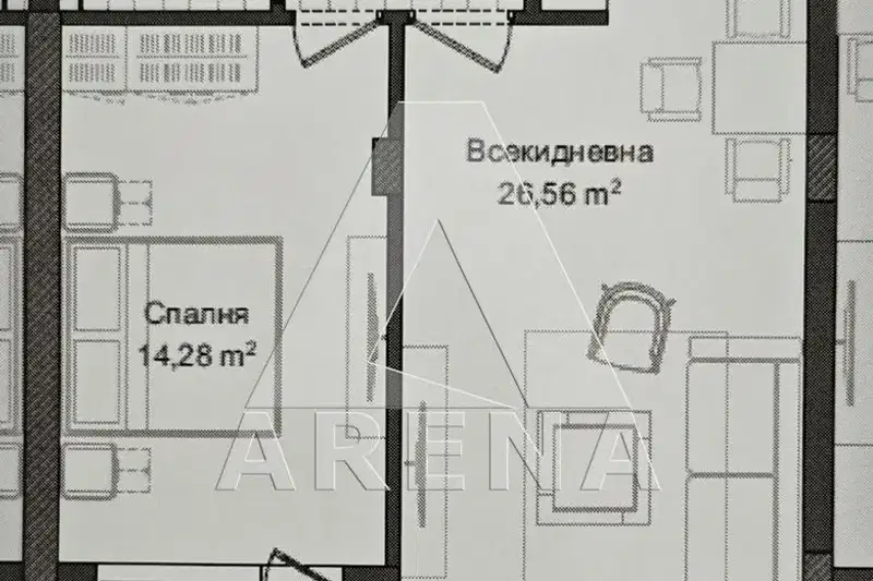 2-bedroom apartment in Plovdiv, Gagarin