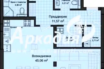 Просторен 3-стаен апартамент с панорамна тераса в Гагарин, Пловдив