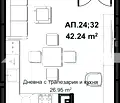 Снимка 2 — Едностаен апартамент с изба в Христо Смирненски, Пловдив