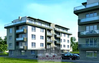 Двустаен апартамент в Христо Смирненски, Пловдив с тераса