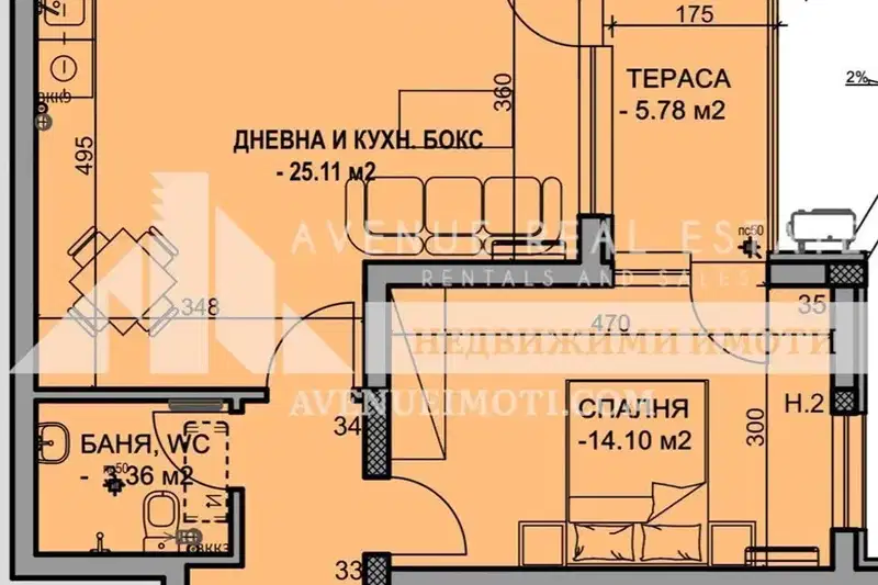 2-bedroom apartment in Plovdiv, Hristo Smirnenski