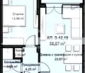 Снимка 3 — Двустаен апартамент с изба в Христо Смирненски, Пловдив