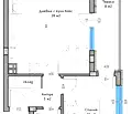 Снимка 2 — Двустаен апартамент с тераса в Христо Смирненски, Пловдив