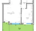 Снимка 2 — Двустаен апартамент с двор в Христо Смирненски, Пловдив