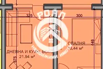 Двустаен апартамент с веранда в кв. Христо Смирненски, Пловдив