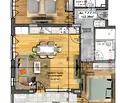 Снимка 2 — Тристаен апартамент с две тераси в кв. Христо Смирненски, Пловдив