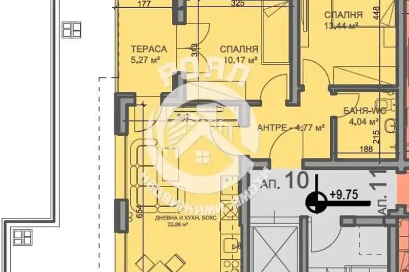 Тристаен апартамент с две тераси в кв. Христо Смирненски, Пловдив