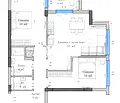 Снимка 2 — Тристаен апартамент с тераса в Христо Смирненски, Пловдив