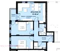 Снимка 2 — Тристаен апартамент в Христо Смирненски с тераса