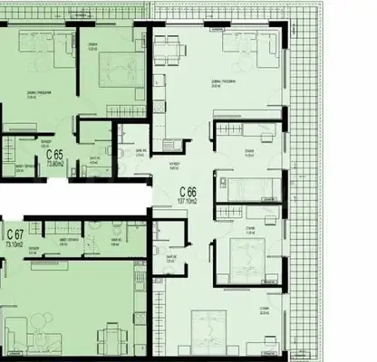 Снимка 5 — Четиристаен апартамент 170 кв.м в Христо Смирненски, Пловдив