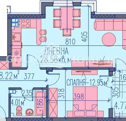 Снимка 4 — Двустаен апартамент в Пловдив, Каменица 2