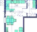 Снимка 5 — Двустаен апартамент в Пловдив, Каменица 2