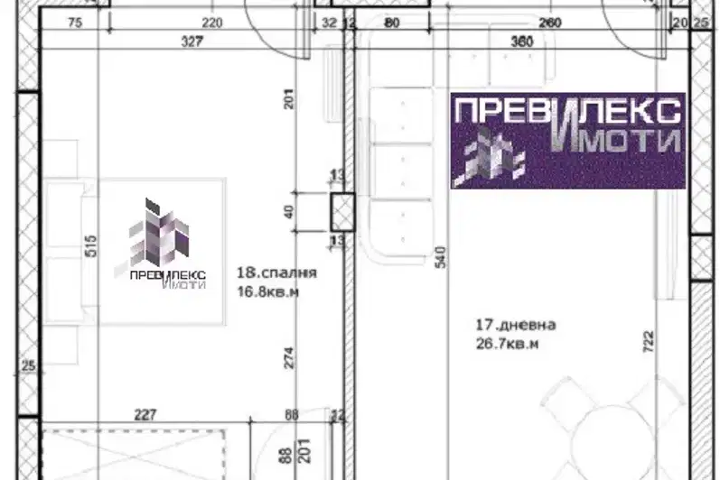 2-стаен апартамент с дворна веранда в Коматевски възел, Пловдив