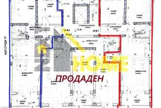 Тристайен апартамент с асансьор в нова сграда на Коматевско шосе, Пловдив