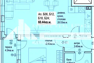 Двустаен апартамент с качествено ново строителство в Кършияка, Пловдив