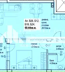 Двустаен апартамент с качествено ново строителство в Кършияка, Пловдив