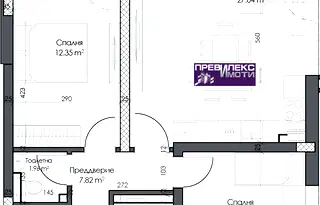 Просторен 3-стаен апартамент в Кършияка, Пловдив с тераса