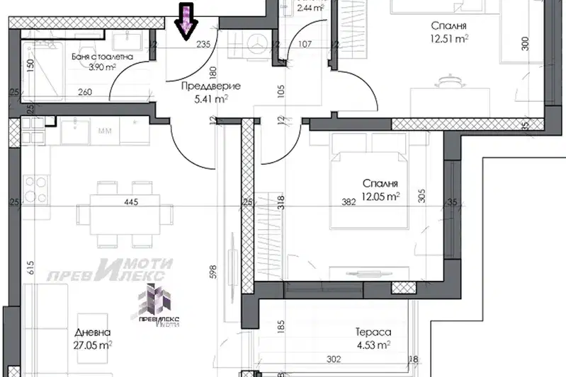 apartment in Plovdiv, Kyrshiyaka
