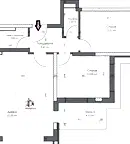 Тристаен апартамент в Кършияка с тераса и асансьор