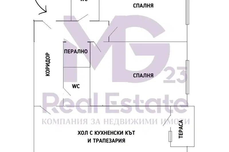 3-bedroom apartment in Plovdiv, Kyuchuk Parij