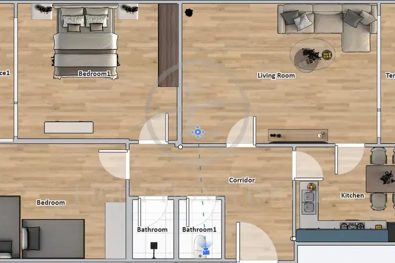 3-bedroom apartment in Plovdiv, Marasha