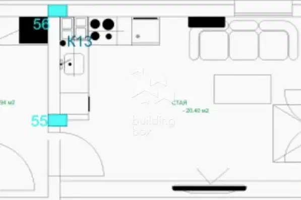 1-bedroom apartment in Plovdiv, Mladejki Hylm
