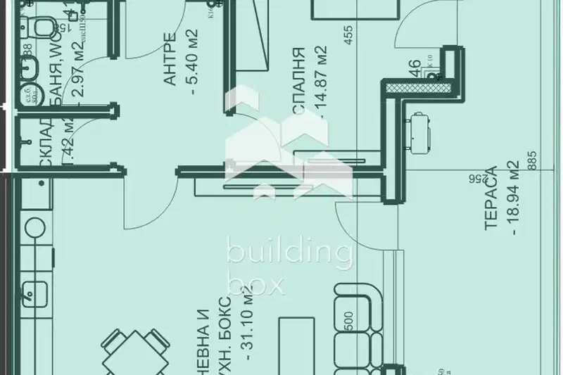 2-bedroom apartment in Plovdiv, Mladejki Hylm