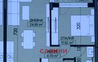 Двустаен апартамент с тераса в Младежки Хълм, Пловдив