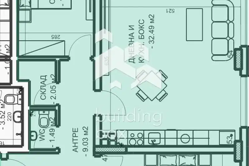 3-bedroom apartment in Plovdiv, Mladejki Hylm
