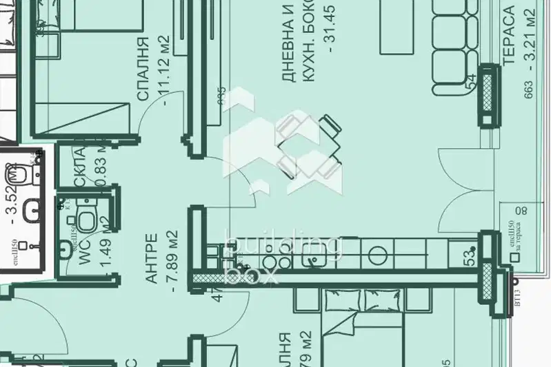 3-bedroom apartment in Plovdiv, Mladejki Hylm
