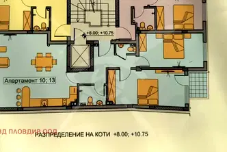 Тристаен апартамент с тераса и гледка към Младежки Хълм в Пловдив
