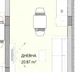 Снимка 2 — Студио апартамент в Остромила с югозападно изложение