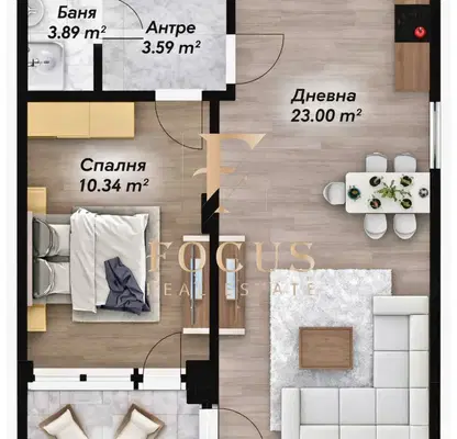 Снимка 2 — апартамент в Пловдив, Остромила