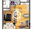Снимка 3 — Двустаен апартамент в Остромила, Пловдив с тераса