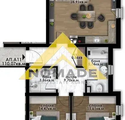 Photo 4 — apartment in Plovdiv, Ostromila
