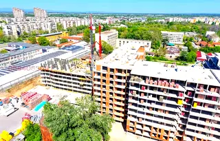 Едностаен апартамент с панорамна гледка в Тракия, Пловдив