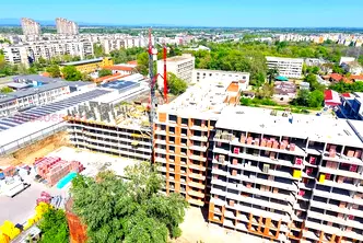 Едностаен апартамент с панорамна гледка в Тракия, Пловдив