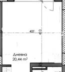 Едностаен апартамент в Тракия, Пловдив с тераса и асансьор