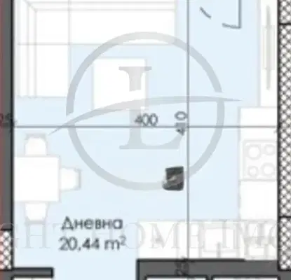 Снимка 4 — Едностаен апартамент в Тракия, Пловдив с тераса
